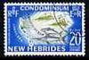New Hebrides - English 1963-72 Fishing 20c from def set very fine cds used20, SG 101