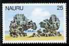 Nauru 1978-79 Pinnacles of Coral at Meneng 25c from def set unmounted mint, SG 183