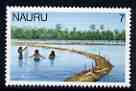 Nauru 1978-79 Catching Fish 7c from def set unmounted mint, SG 179