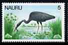 Nauru 1978-79 Eastern Reef Heron 5c from def set unmounted mint, SG 178