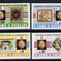 St Thomas & Prince Islands 1980 Rowland Hill set of 4 unmounted mint