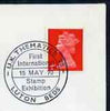 Postmark - Great Britain 1970 cover bearing special cancellation for UK Thematics 70, Stamp Exhibition