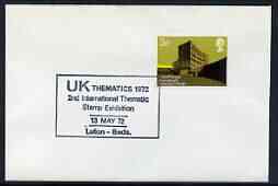 Postmark - Great Britain 1972 cover bearing special cancellation for UK Thematics 72, Stamp Exhibition