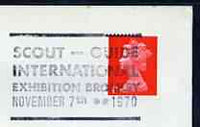 Postmark - Great Britain 1970 cover bearing special cancellation for Scout - Guide International Exhibition, Bromley