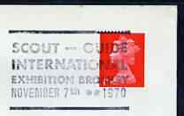 Postmark - Great Britain 1970 cover bearing special cancellation for Scout - Guide International Exhibition, Bromley