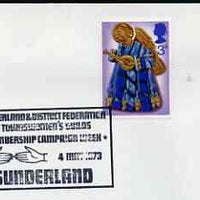 Postmark - Great Britain 1973 cover bearing illustrated cancellation for Sunderland Townswomen's Guilds