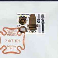 Postmark - Great Britain 1972 cover bearing illustrated cancellation for National Postal Museum