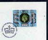 Postmark - Great Britain 1977 card bearing special cancellation for Queen's Silver Jubilee Royal Visit to Edinburgh