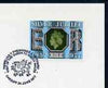 Postmark - Great Britain 1977 card bearing special cancellation for Queen's Silver Jubilee Royal Visit to Cardiff