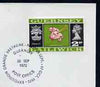 Postmark - Guernsey 1972 cover bearing illustrated cancellation for Exposition Grande Bretagne