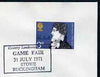 Postmark - Great Britain 1971 cover bearing special cancellation for Country Landowners Assn Game Fair