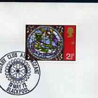 Postmark - Great Britain 1972 cover bearing illustrated cancellation for Rotary Club Air Pageant, Blackpool