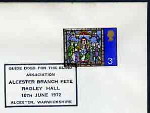 Postmark - Great Britain 1972 cover bearing special cancellation for Guide Dogs for the Blind, Alcester Branch Fete