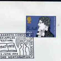 Postmark - Great Britain 1972 cover bearing illustrated cancellation for Holy Family of Nazareth Convent Polish School Silver Jubilee