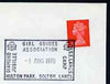 Postmark - Great Britain 1970 cover bearing special cancellation for Girl Guides diamond Jubilee, Hulton park