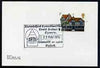 Postmark - Great Britain 1975 card bearing illustrated cancellation for Llanelli Eisteddfod Genedlaethol