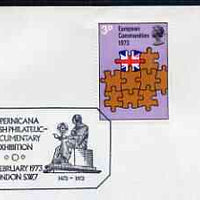 Postmark - Great Britain 1973 cover bearing illustrated cancellation for Copernicana Polish Philatelic Documentary Exhibition