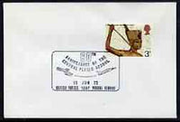 Postmark - Great Britain 1972 cover bearing illustrated cancellation for 60th Anniversary Central Flying School (BFPS)