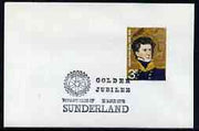 Postmark - Great Britain 1972 cover bearing special cancellation for Golden Jubilee of Rotary Club of Sunderland