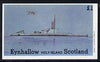 Eynhallow 1982 Submarines (Oxley) imperf souvenir sheet (£1 value) unmounted mint