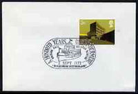 Postmark - Great Britain 1972 cover bearing illustrated cancellation for A Hundred Years on Windermere, BR Steamer Service