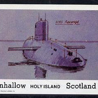 Eynhallow 1982 Submarines (HMS Revenge) imperf deluxe sheet (£2 value) unmounted mint