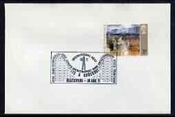 Postmark - Great Britain 1971 cover bearing illustrated cancellation for International Heat of 'It's A Knockout' showing Blackpool Tower & Roller Coaster