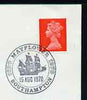 Postmark - Great Britain 1970 cover bearing illustrated cancellation for Mayflower (350 Years), Southampton