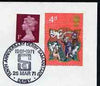 Postmark - Great Britain 1971 cover bearing illustrated cancellation for 10th Anniversary Derby Samaritans