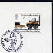 Postmark - Great Britain 1975 cover bearing special illustrated cancellation for Gillette Cricket Cup Final