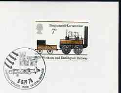 Postmark - Great Britain 1975 card bearing illustrated cancellation for Open Day at RAF Stafford (BFPS)