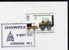 Postmark - Great Britain 1975 card bearing illustrated cancellation for Showpex '75