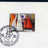 Postmark - Great Britain 1975 card bearing illustrated cancellation for John Player Grand Prix, Silverstone