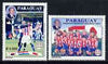 Paraguay 2002 Football World Cup (Japan/Korea) perf set of 2 unmounted mint (only 15,000 produced)