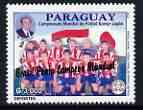Paraguay 2002 Football World Cup (Japan/Korea) 3,000 value opt'd 'Brasil Penta Campeon Mundial' unmounted mint