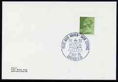 Postmark - Great Britain 1975 card bearing illustrated cancellation for West Ham United into Europe