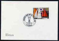 Postmark - Great Britain 1975 card bearing illustrated cancellation for Everton Kick-Off In UEFA Cup