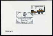 Postmark - Great Britain 1975 card bearing illustrated cancellation for International Congress Occupational Health
