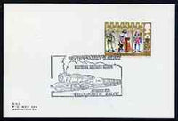 Postmark - Great Britain 1974 card bearing illustrated cancellation for Severn Valley Railway, Reopening Southern Section