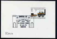 Postmark - Great Britain 1975 cover bearing illustrated cancellation for Chester FC First Ever Home Match in Division 3