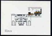 Postmark - Great Britain 1975 cover bearing illustrated cancellation for Chester FC First Ever Home Match in Division 3