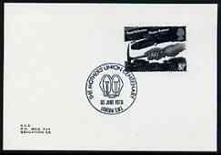 Postmark - Great Britain 1976 card bearing illustrated cancellation for Mothers' Union Centenary