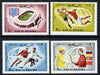 Ras Al Khaima 1966 England's Victory in Football World Cup perf set of 4 unmounted mint, SG 73-76