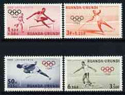 Ruanda-Urundi 1960 Child Welfare - Rome Olympic Games perf set of 5 unmounted mint, SG 223-27
