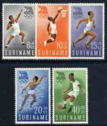 Surinam 1960 Rome Olympic Games perf set of 5 unmounted mint, SG 471-75
