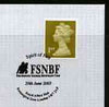 Postmark - Great Britain 2003 cover for the Fire Services National Benevolent Fund with special Illustrated cancel