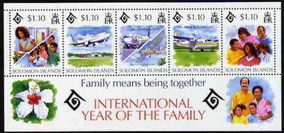 Solomon Islands 1994 International Year of the Family perf m/sheet unmounted mint, SG MS 811