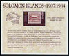 Solomon Islands 1984 UPU Congress perf m/sheet unmounted mint, SG MS 523