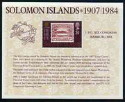 Solomon Islands 1984 UPU Congress perf m/sheet unmounted mint, SG MS 523