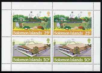 Solomon Islands 1984 Los Angeles Olympic Games booklet panes containing 25c & 50c ea x 2, unmounted mint, SG 529a